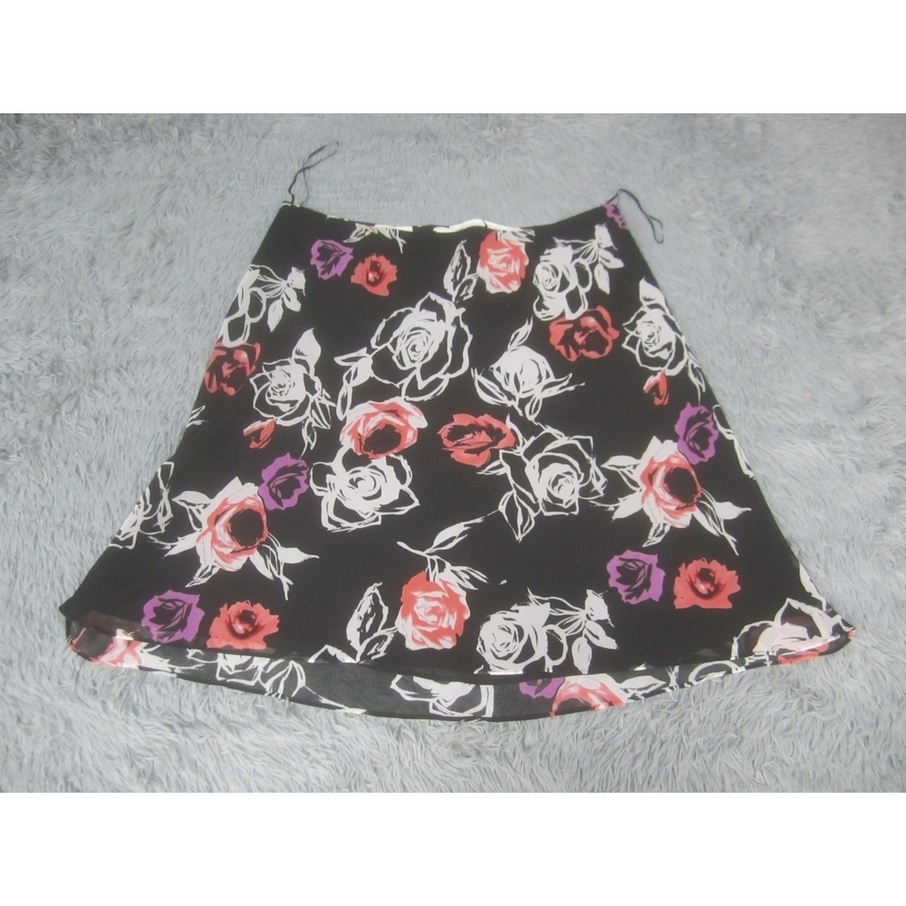 True‎ Beauty Skirt Womens 18W Floral Print Emmes Polyester
